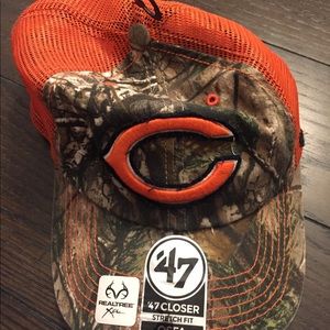 Chicago Bears Real Tree Camo stretch fit hat